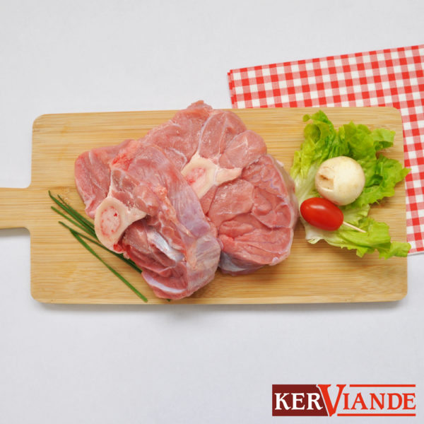 Jarret de veau en rondins
