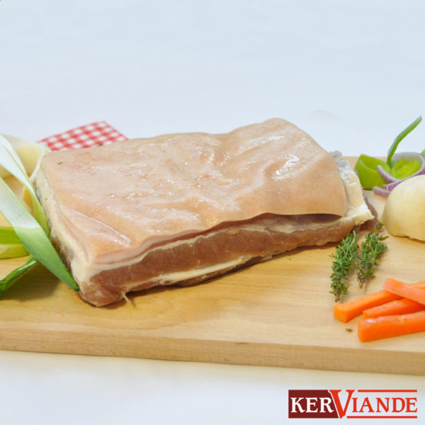 POITRINE PORC DEMI SEL BBC KERVIANDE