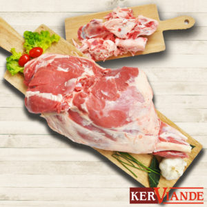 Gigot agneau entier préparé Kerviande