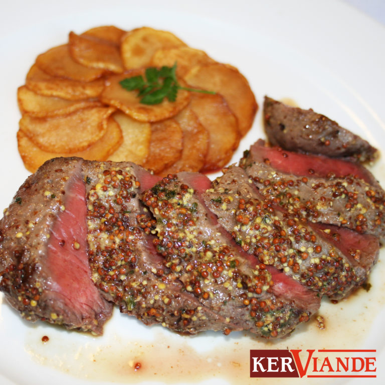 PAVE BOEUF MOUTARDE RECETTE KERVIANDE