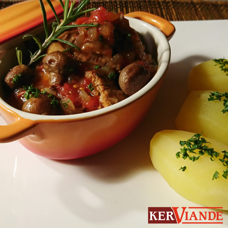 SAUTE DE VEAU MARENGO RECETTE KERVIANDE