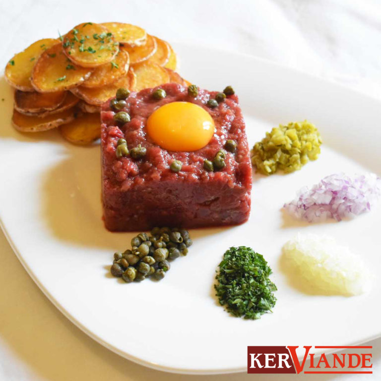 STEAK TARTARE BOEUF RECETTE KERVIANDE