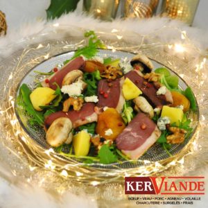 SALADE MAGRET CANARD FUME TRANCHE KERVIANDE RECETTE