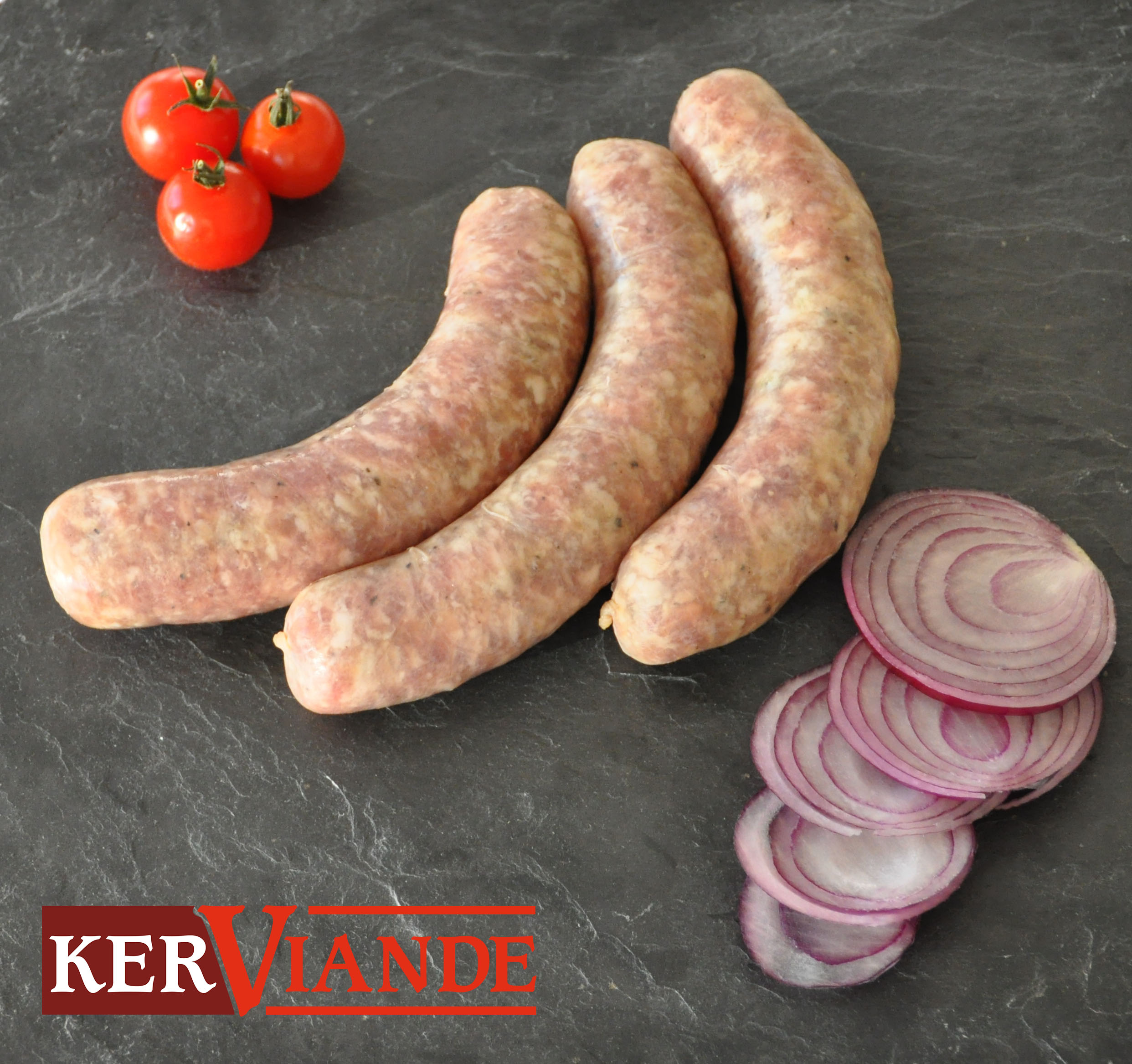 Saucisse de bœuf à l'échalote - Kerviande